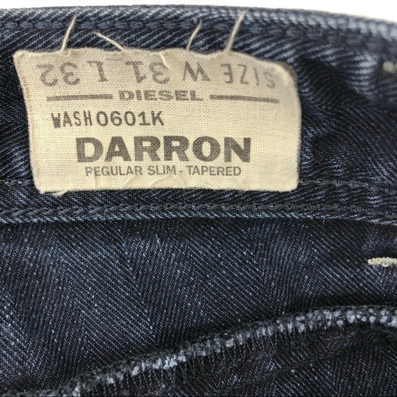 𝅺DIESEL Darron buttonfly blue jeans - Picture 4 of 5